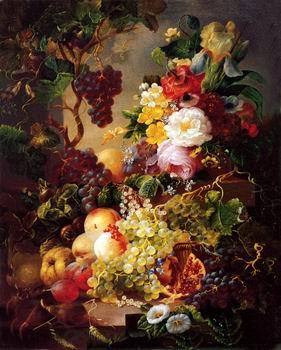 unknow artist Floral, beautiful classical still life of flowers.077